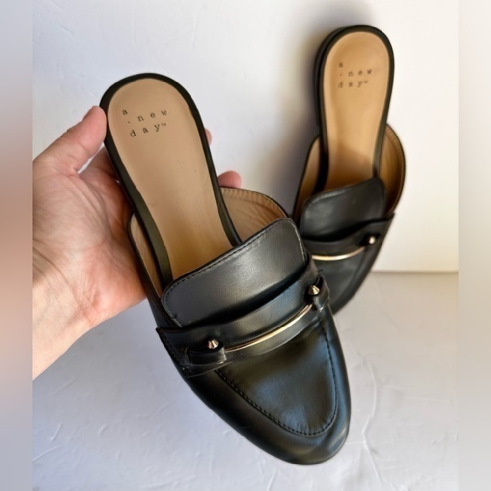 A new day black mules